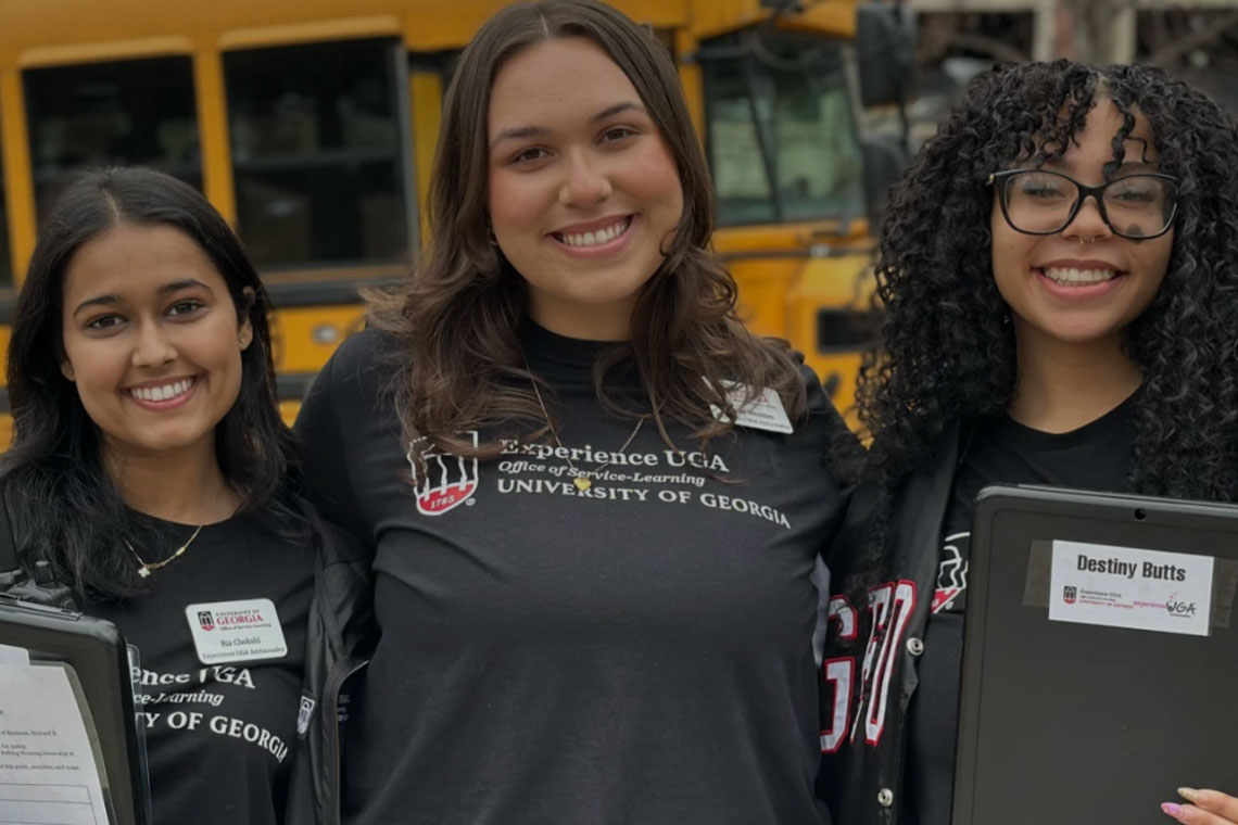 Service learning students